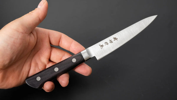 Hitohira Imojiya KF Stainless Petty 120mm Pakka Handle - Tetogi