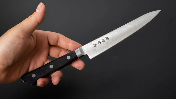 Hitohira Imojiya KF Stainless Petty 150mm Pakka Handle - Tetogi