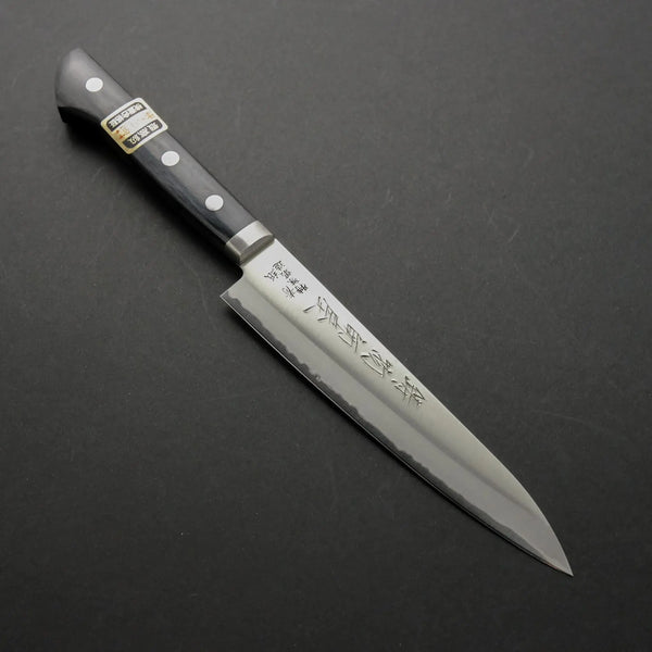 Hitohira Imojiya MZ Blue #2 Stainless Clad Petty 135mm Pakka Handle - Tetogi