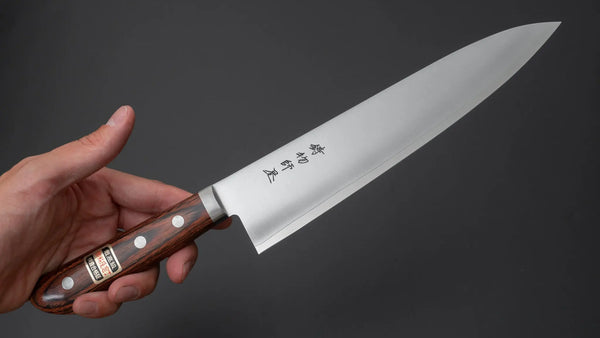 Hitohira Imojiya MZ VG-1 Gyuto 210mm Imitation Mahogany Handle - Tetogi