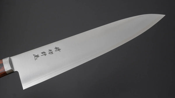 Hitohira Imojiya MZ VG-1 Gyuto 210mm Imitation Mahogany Handle - Tetogi