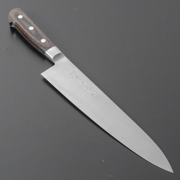 Hitohira Imojiya ST SG2 Gyuto 210mm Brown Pakka Handle - Tetogi