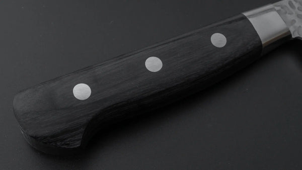 Hitohira Imojiya ST Tsuchime Damascus Gyuto 210mm Pakka Handle (Yo) - Tetogi