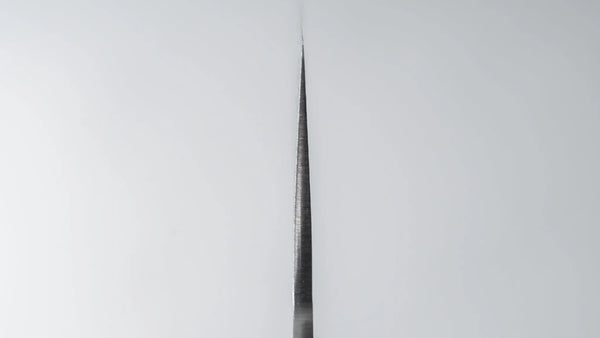 Hitohira Imojiya ST Tsuchime Damascus Nakiri Pakka Handle (Yo) - Tetogi