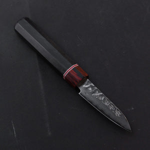 Hitohira Imojiya ST Tsuchime Damascus Paring 75mm Pakka Handle (Wa) - Tetogi