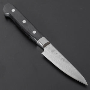 Hitohira Imojiya ST Tsuchime Damascus Paring Pakka Handle (Yo) - Tetogi