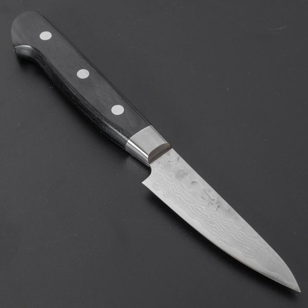 Hitohira Imojiya ST Tsuchime Damascus Paring Pakka Handle (Yo) - Tetogi