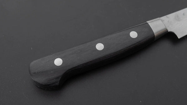 Hitohira Imojiya ST Tsuchime Damascus Paring Pakka Handle (Yo) - Tetogi