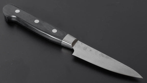 Hitohira Imojiya ST Tsuchime Damascus Paring Pakka Handle (Yo) - Tetogi