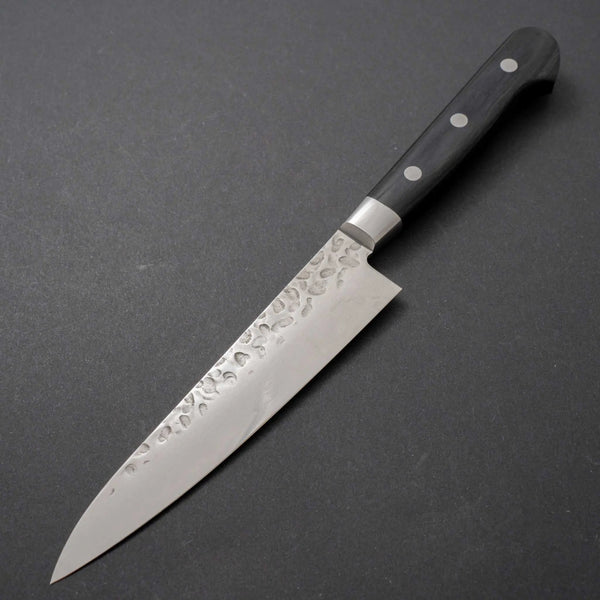 Hitohira Imojiya ST Tsuchime Damascus Petty 135mm Pakka Handle (Yo) - Tetogi