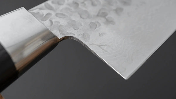 Hitohira Imojiya ST Tsuchime Damascus Santoku Pakka Handle (Yo) - Tetogi