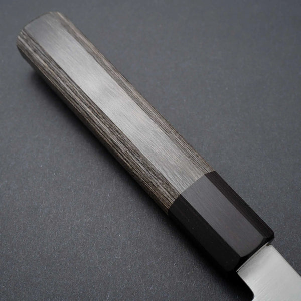 Hitohira Imojiya TH Blue Super Gyuto 240mm Pakka Handle (Gray) - Tetogi