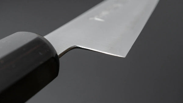 Hitohira Imojiya TH Blue Super Honesuki Kaku Pakka Handle (Gray) - Tetogi