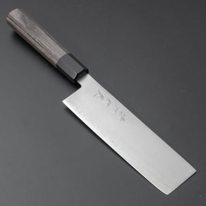 Hitohira Imojiya TH Blue Super Nakiri Pakka Handle (Gray) - Tetogi