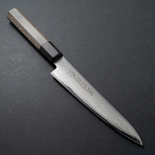 Hitohira Imojiya TH Blue Super Petty 120mm Pakka Handle (Gray) - Tetogi