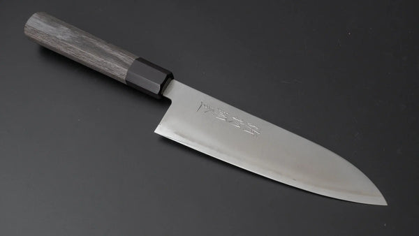 Hitohira Imojiya TH Blue Super Santoku Pakka Handle (Gray) - Tetogi