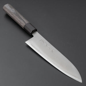 Hitohira Imojiya TH Blue Super Santoku Pakka Handle (Gray) - Tetogi