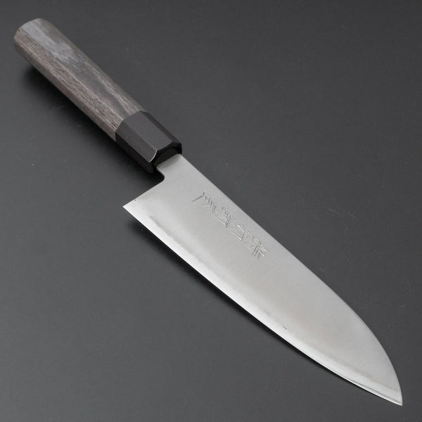 Hitohira Imojiya TH Blue Super Santoku Pakka Handle (Gray) - Tetogi