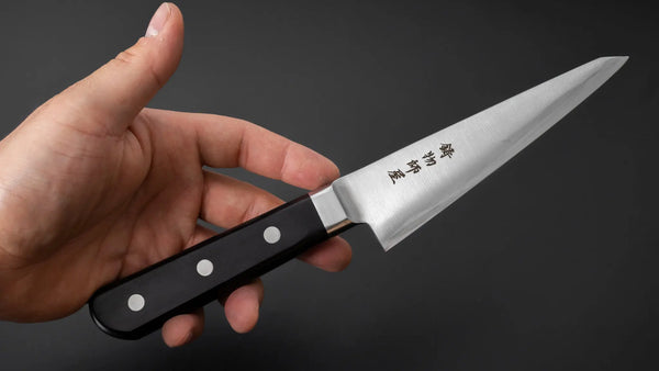 Hitohira Imojiya TH Carbon Honesuki Kaku Pakka Handle - Tetogi