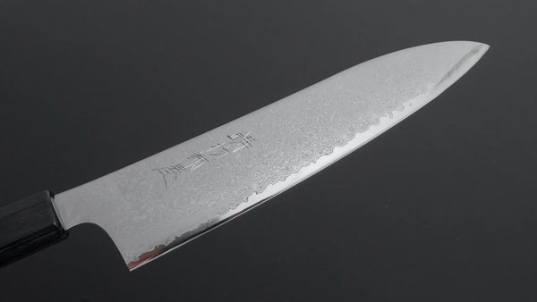 Hitohira Imojiya TH Damascus Gyuto 210mm Pakka Handle (Gray) - Tetogi