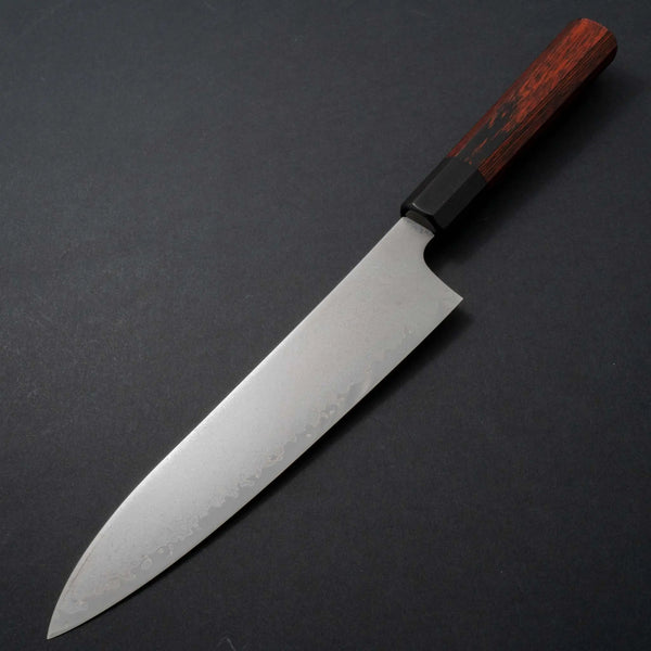 Hitohira Imojiya TH Damascus Gyuto 210mm Pakka Handle (Red) - Tetogi