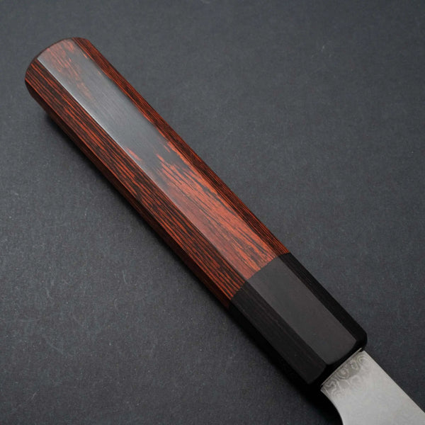 Hitohira Imojiya TH Damascus Gyuto 210mm Pakka Handle (Red) - Tetogi