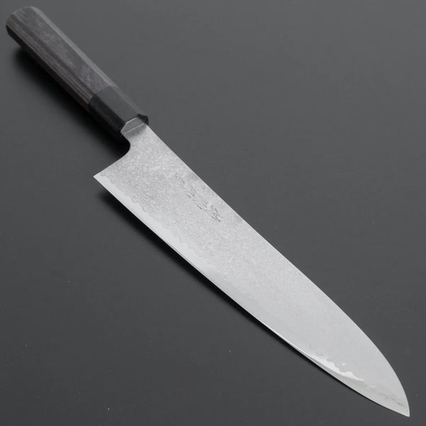 Hitohira Imojiya TH Damascus Gyuto 240mm Pakka Handle (Gray) - Tetogi