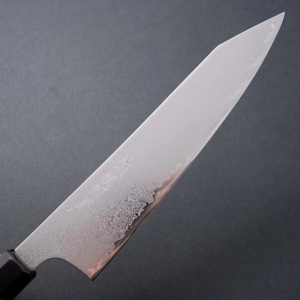 Hitohira Imojiya TH Damascus Kiritsuke Gyuto 210mm Pakka Handle (Red) - Tetogi