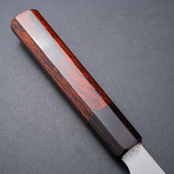Hitohira Imojiya TH Damascus Kiritsuke Gyuto 210mm Pakka Handle (Red) - Tetogi