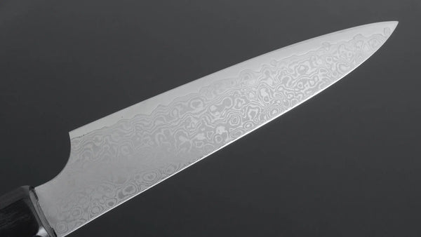 Hitohira Imojiya TH Damascus Petty 120mm Pakka Handle (Gray) - Tetogi