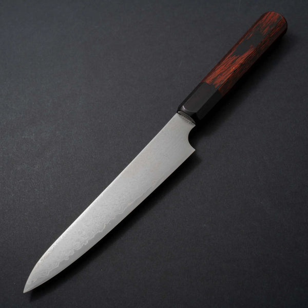 Hitohira Imojiya TH Damascus Petty 150mm Pakka Handle (Red) - Tetogi