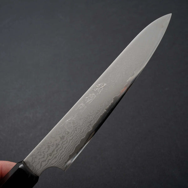 Hitohira Imojiya TH Damascus Petty 150mm Pakka Handle (Red) - Tetogi