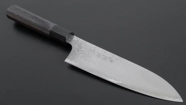 Hitohira Imojiya TH Damascus Santoku 180mm Pakka Handle (Gray) - Tetogi
