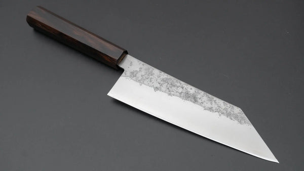 Hitohira Imojiya TH Silver #3 Nashiji Bunka 180mm Ebony Handle - Tetogi
