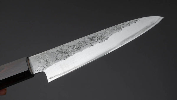Hitohira Imojiya TH Silver #3 Nashiji Petty 120mm Ebony Handle - Tetogi