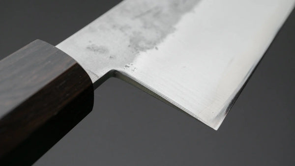 Hitohira Imojiya TH Silver #3 Nashiji Santoku Ebony Handle - Tetogi