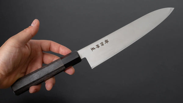 Hitohira Imojiya TH Stainless Gyuto 210mm Pakka Handle (Wa) - Tetogi