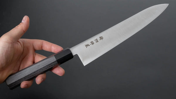 Hitohira Imojiya TH Stainless Gyuto 240mm Pakka Handle (Wa) - Tetogi