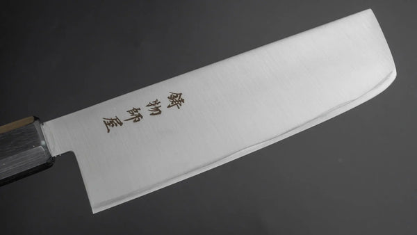 Hitohira Imojiya TH Stainless Nakiri 160mm Pakka Handle (Wa) - Tetogi