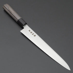 Hitohira Imojiya TH Stainless Sujihiki 240mm Pakka Handle (Wa) - Tetogi