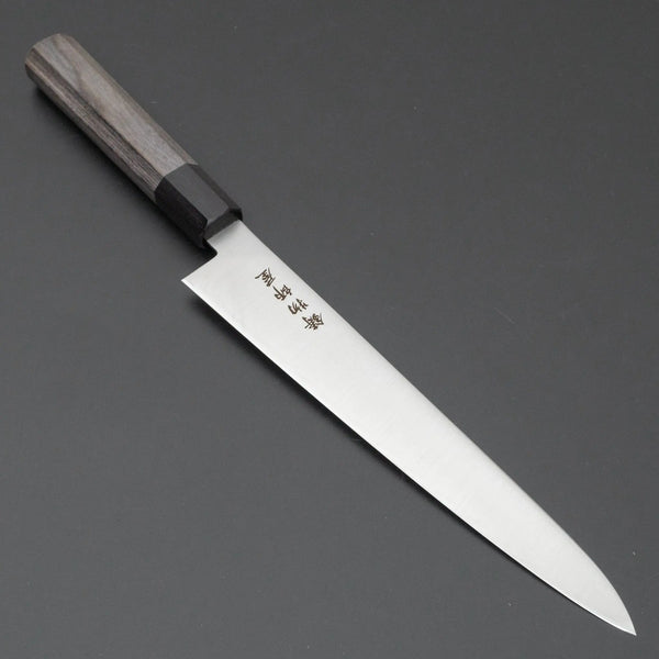 Hitohira Imojiya TH Stainless Sujihiki 240mm Pakka Handle (Wa) - Tetogi