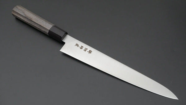 Hitohira Imojiya TH Stainless Sujihiki 240mm Pakka Handle (Wa) - Tetogi