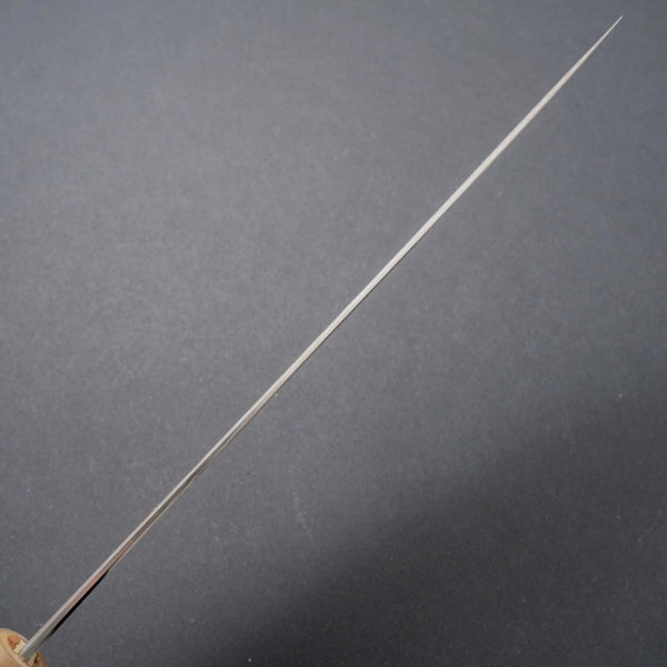 Hitohira Kikuchiyo Izo Silver #3 Gyuto 240mm Yakusugi Cedar Handle (Blond ferrule) - Tetogi