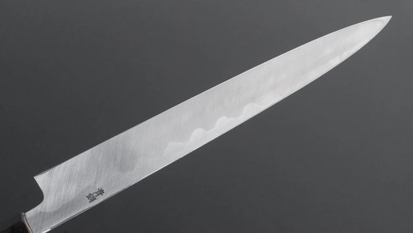 Hitohira Kikuchiyo Manzo Blue #2 Yanagiba 270mm Ho Wood Handle (Saya) - Tetogi