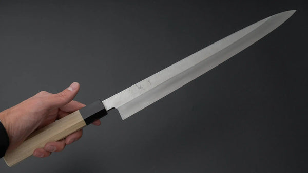 Hitohira Kikuchiyo Manzo VG-10 Yanagiba 300mm Ho Wood Handle (Saya) - Tetogi