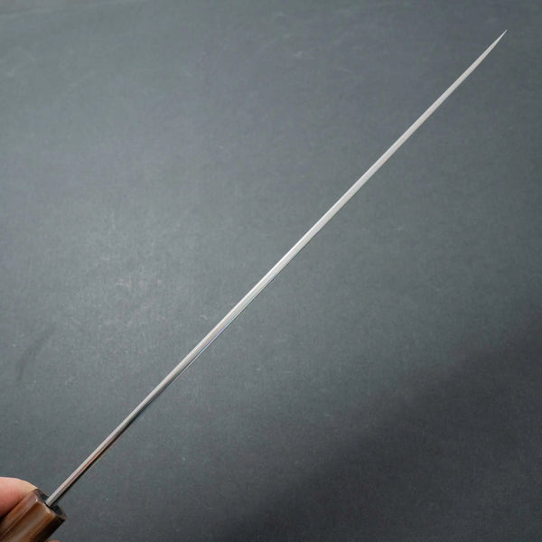 Hitohira Kikuchiyo Mosuke White #1 Mizu Honyaki Yanagiba 300mm Ebony Handle (Saya) - Tetogi