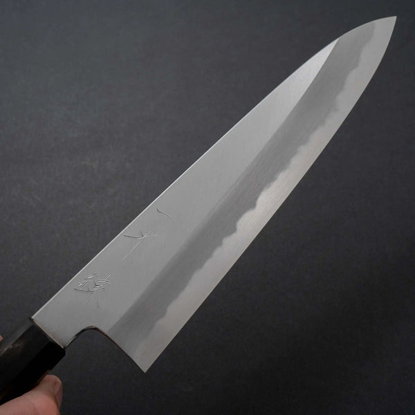 Hitohira Kikuchiyo Ren Blue #2 Gyuto 210mm Ho Wood Handle - Tetogi
