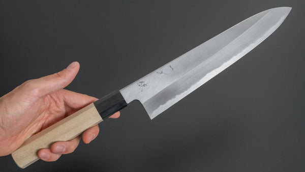 Hitohira Kikuchiyo Ren Blue #2 Gyuto 240mm Ho Wood Handle - Tetogi