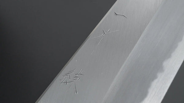 Hitohira Kikuchiyo Ren Blue #2 Gyuto 240mm Ho Wood Handle - Tetogi