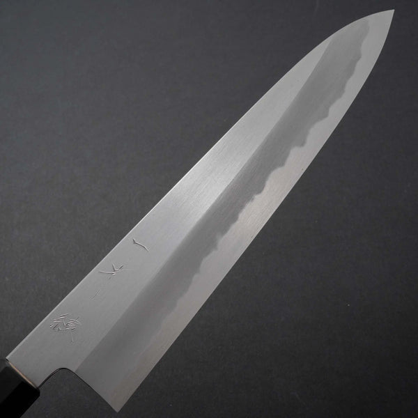 Hitohira Kikuchiyo Ren White #2 Gyuto 240mm Ho Wood Handle - Tetogi